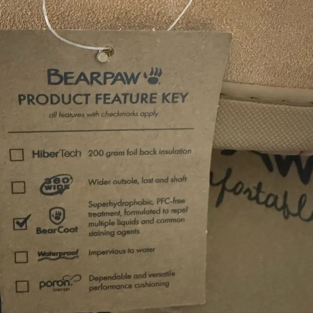 BEARPAW Jamie Youth Suede Moccasin Loafers Slippers Tan Iced Coffee Size 4 NIB⁠